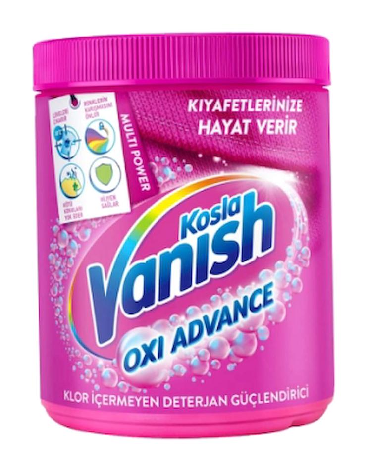 Vanish Oxi Advance Renkliler İçin 78 Yıkama Toz Deterjan 6x400 gr