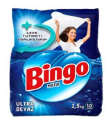 Bingo Matik Ultra Beyaz Beyazlar İçin 40 Yıkama Toz Deterjan 4x1.5 kg