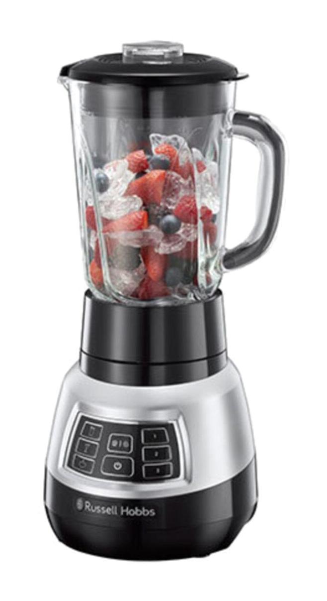 Russell Hobbs 25720-56 Velocity Pro 1.5 lt Plastik Hazneli Turbolu 4 Bıçaklı 3'lü Sürahili Blender Gümüş