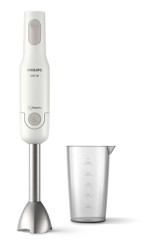 Philips Promix HR2534 500 ml Plastik Hazneli Turbolu Çift Bıçaklı 3'lü El Blender Beyaz