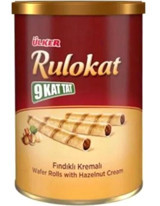 Ülker 9 Kat Rulokat Fındıklı Rulo Gofret 24x170 gr