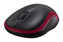 Logitech M185 Kablosuz Kırmızı Siyah Optik Mouse