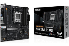 Asus TUF Gaming A620M-Plus A620 AM5 Soket DDR5 6400 MHz PCIe 4.1 Micro ATX AMD Uyumlu Anakart