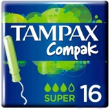 Tampax Compak Süper Tampon 16'lı