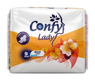 Confy Lady Maxi İnce 9'lu Hijyenik Ped 1 Adet