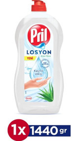 Pril Kaşmir Etkisi Aloe Vera Kokulu Losyonlu Sıvı El Bulaşık Deterjanı 1.44 kg