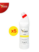 Vebox Maksimum Performans Limon Kokulu Sıvı El Bulaşık Deterjanı 5x1 lt