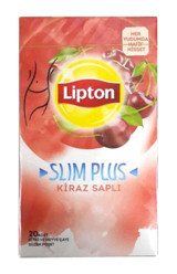 Lipton Slim Plus Kiraz Saplı Meyve Çayı 20 Adet 36 gr