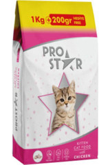 Pro Star Tavuklu Tahıllı Yavru Kedi Maması 1.2 kg