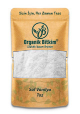 Organik Bitkim Saf Şekersiz Vanilya 250 gr