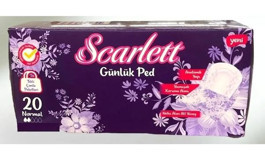 Scarlett 4 Adet 20'li Normal Günlük Ped