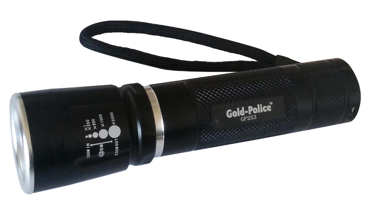 Gold Police GP-253 Basmalı LED Şarjlı El Feneri