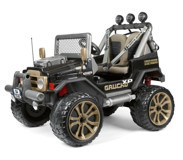 Peg Perego Gaucho XP Off Road 24 V Üstü Açık İki Kişilik Akülü Araba Siyah