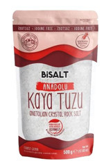 Bisalt Anadolu İyotsuz Kristal Kaya Tuzu Paket 24x500 gr