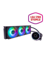 Cooler Master Masterliquid Pl360 Flux Sessiz 4 Pin 3 Fanlı Sıvı Soğutmalı RGB Masaüstü İşlemci Soğutucu