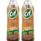 Cif Portakal Çiçekli Jel Zemin Uzmanı Ahşap Temizleyici 2x750 ml