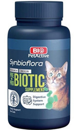 Bio PetActive Synbioflora E Vitamini Multivitamini Bağışıklık Güçlendirici Yetişkin Kedi Vitamini Tablet 60 Adet