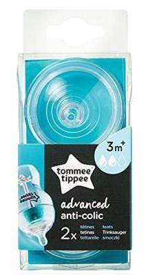 Tommee Tippee Closer to Nature Silikon 3+ Ay Hızlı Akış Dar Ağızlı Damaklı Biberon Emziği