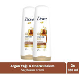 Dove Ultra Care Onarıcı Argan Yağı Saç Kremi 2 x 350 ml