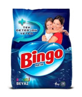 Bingo Matik Renkliler ve Beyazlar İçin 26 Yıkama Toz Deterjan 4x4 kg