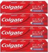 Colgate Visible White Naneli Florürlü Diş Macunu 4x75 ml