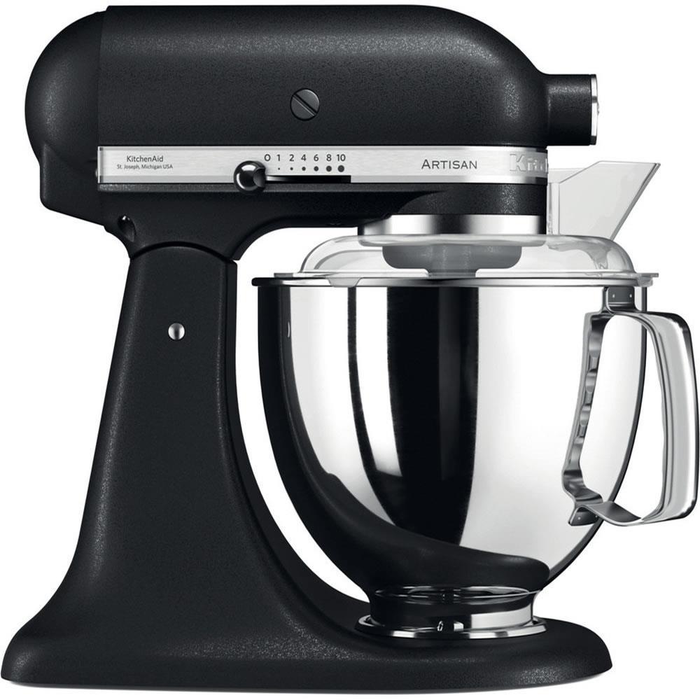 Kitchenaid 5KSM175PSEBK Paslanmaz Çelik 300 W 4.8 lt Standlı Hamur Yoğurma ve Mutfak Şefi Siyah