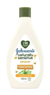 Johnson's Baby Naturally Sensitive Göz Yakmayan Hipoalerjenik Hassas Ciltler İçin Aloe Veralı Bebek Şampuanı 395 ml