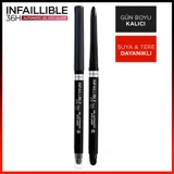 L'Oréal Paris Infaillable AutoMatic Çift Taraflı Suya Dayanıklı Saten Siyah Kalıcı Kalem Eyeliner