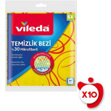 Vileda Sarı 10x5'li Mikrofiber Temizlik Bezi