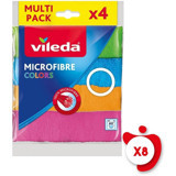 Vileda Colors 4x8'li Mikrofiber Temizlik Bezi