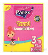 Parex Trend 3'lü Mikrofiber Temizlik Bezi