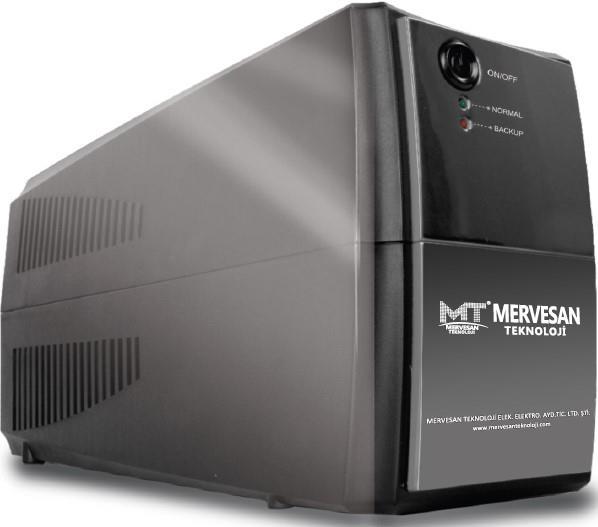 Mervesan 600 VA Monofaz 7 Ah Online Güç Kaynağı