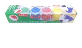 Alpino Tempera Çok Renkli 6x25 ml Guaj Boya Seti