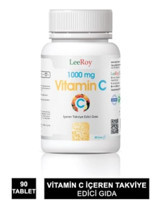 Leeroy Vitamin C Portakal Yetişkin Vitamin 90 Adet Tablet