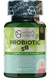 Nature's Supreme Probiotic 5B Yetişkin Vitamin 30 Adet Kapsül