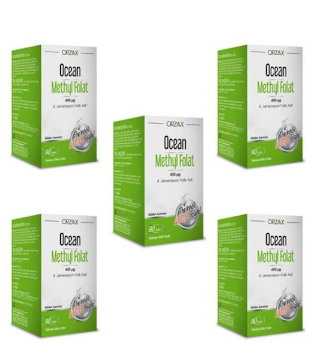 Ocean Methyl Folat Yetişkin Vitamin 5x30 Adet Tablet