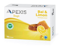 Apexis Drops Ballı Limonlu Yetişkin 16 Adet Pastil