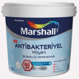 Marshall Antibakteriyel Hijyen Su Bazlı Plastik Mat İç Cephe Boyası 15 lt Deniz Kabuğu