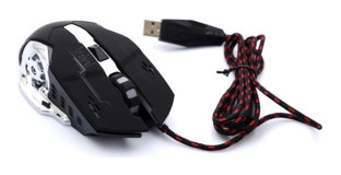 Leader LD490 RGB Ergonomik Makrolu Kablolu Siyah Optik Gaming Mouse