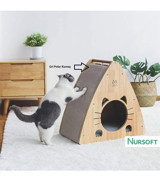 Nursoft NR-0083 50 cm Kedi Tırmalama Evi