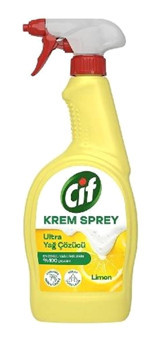 Cif Limon Kokulu Krem Sprey Mutfak ve Banyo Temizleyici 750 ml