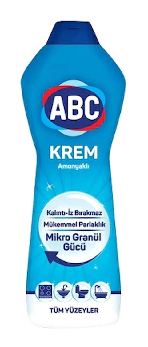 Abc Amonyaklı Krem Mutfak ve Banyo Temizleyici 2x750 ml