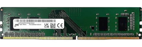 Micron MTA4ATF51264AZ-2G6E1 4 GB DDR4 1x4 2666 MHz Ram