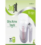 Techfit Tf-1501 Dijital Hazneli 5 kg Mutfak Tartısı