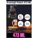 Le Sandre Organics Tüm Ciltler İçin Koltuk Altı Bacak Erkek Tüy Dökücü Sprey 473 ml