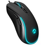 Everest SM-G58 RGB Yatay Makrolu Kablolu Siyah Optik Gaming Mouse