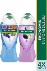 Palmolive Moments Lavanta-Böğürtlen Nemlendirici Duş Jeli 4x500 ml