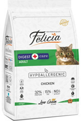 Felicia Hypoallergenic Tavuklu Az Tahıllı Yetişkin Kedi Maması 6x400 gr