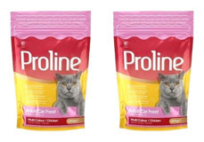 Proline Renkli Taneli Tavuklu Tahılsız Yetişkin Kedi Maması 2x400 gr