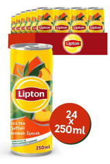 Lipton Ice Tea Şeftalili Soğuk Çay 24x250 ml